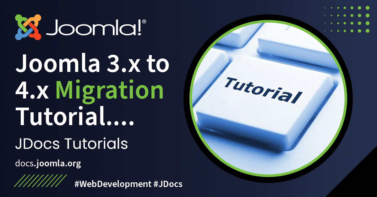 Joomla 3.x to 4.x Step by Step Migration